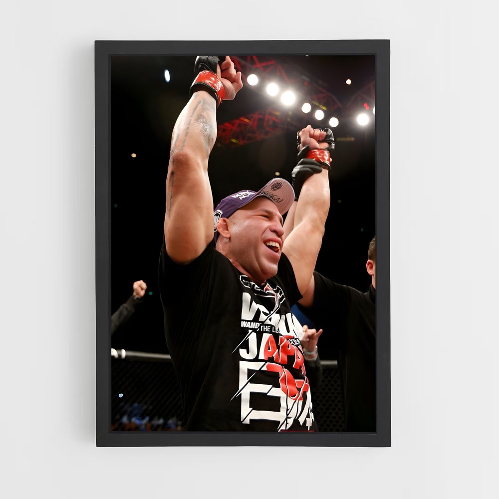 Poster La Victoire de Wanderlei – affiche MMA (vue 2)